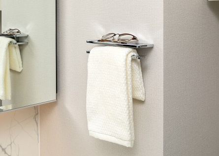 タオル掛け上小物置