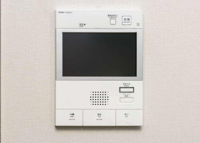 カラーTVモニター付インターホン