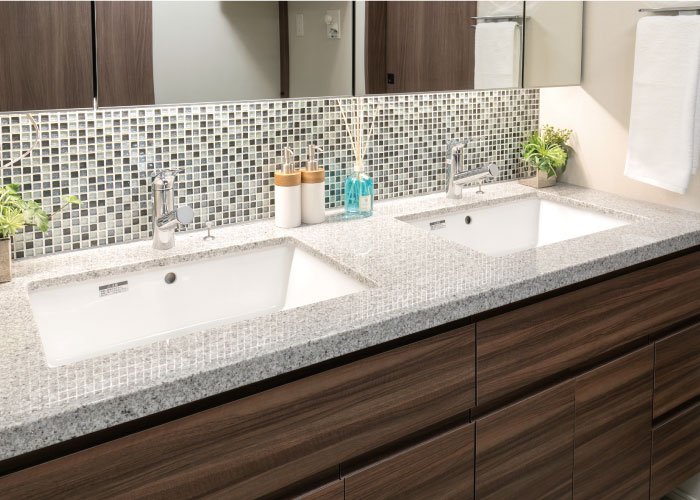 ダブルボウル洗面台