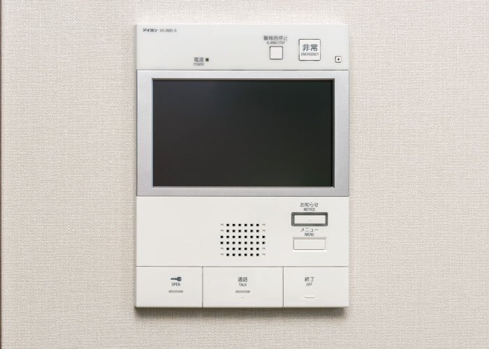 カラーTVモニター付インターホン