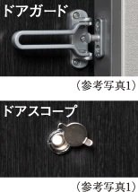 ドアガード・ドアスコープ(メガネカバー付)