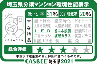 埼玉県分譲マンション環境性能表示