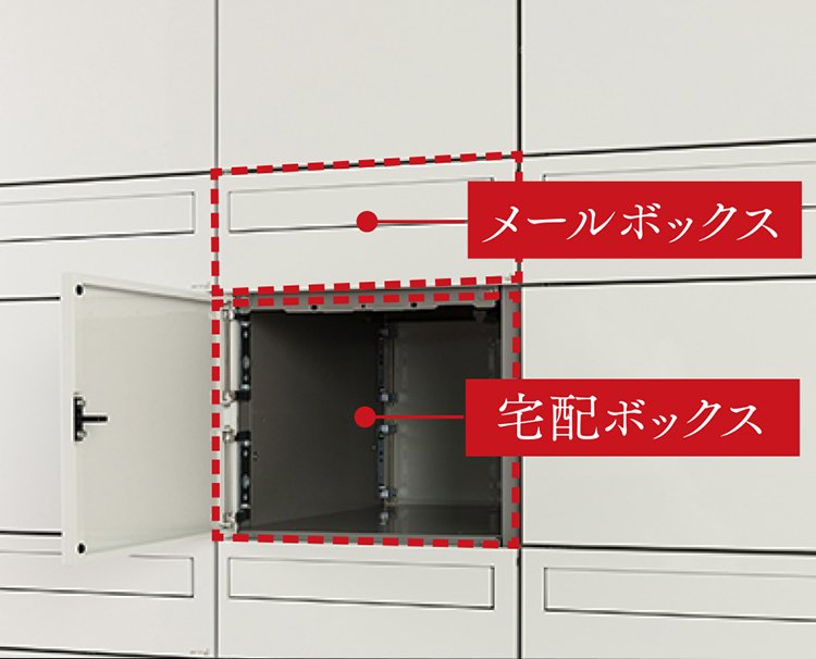 1邸に1つの 専用宅配ボックス、 「ライオンズマイボックス」