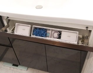 洗面ポケット収納