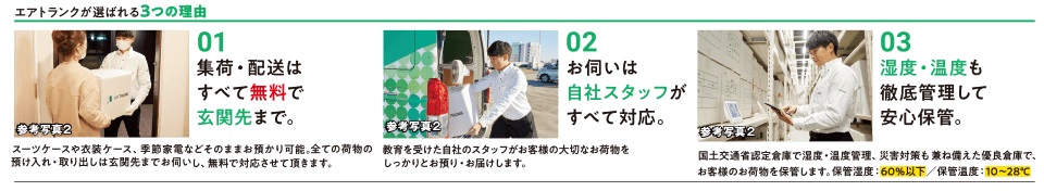 宅配型 外部収納サービスエアトランク