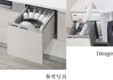 食器の出し入れがラクにできる、引き出し式の食器洗い乾燥機