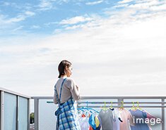 バルコニー奥行き約2.2m(全戸)