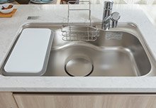 センターポケット付サイレントシンク
