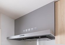 ホーロー整流板付レンジフード