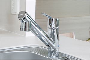 浄水器一体型シャワー水栓