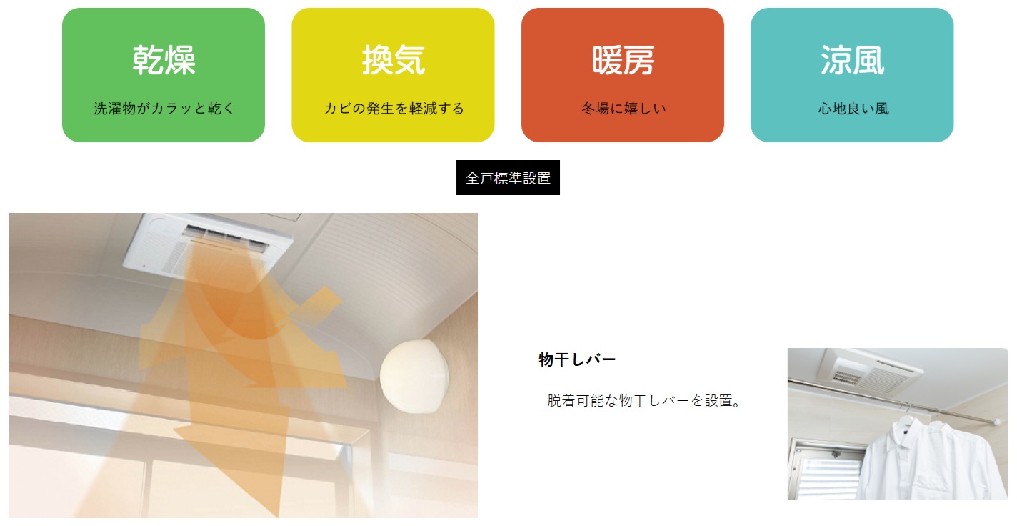 浴室暖房換気乾燥機