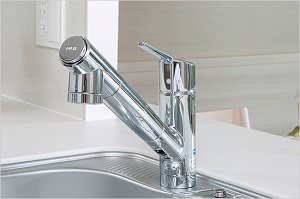 浄水器一体型シャワー水栓