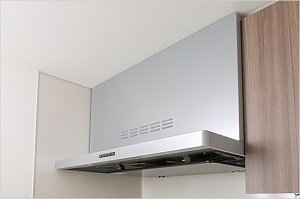 整流板付ホーローレンジフード