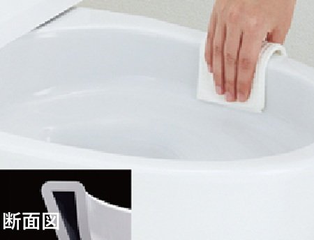 フチレス形状