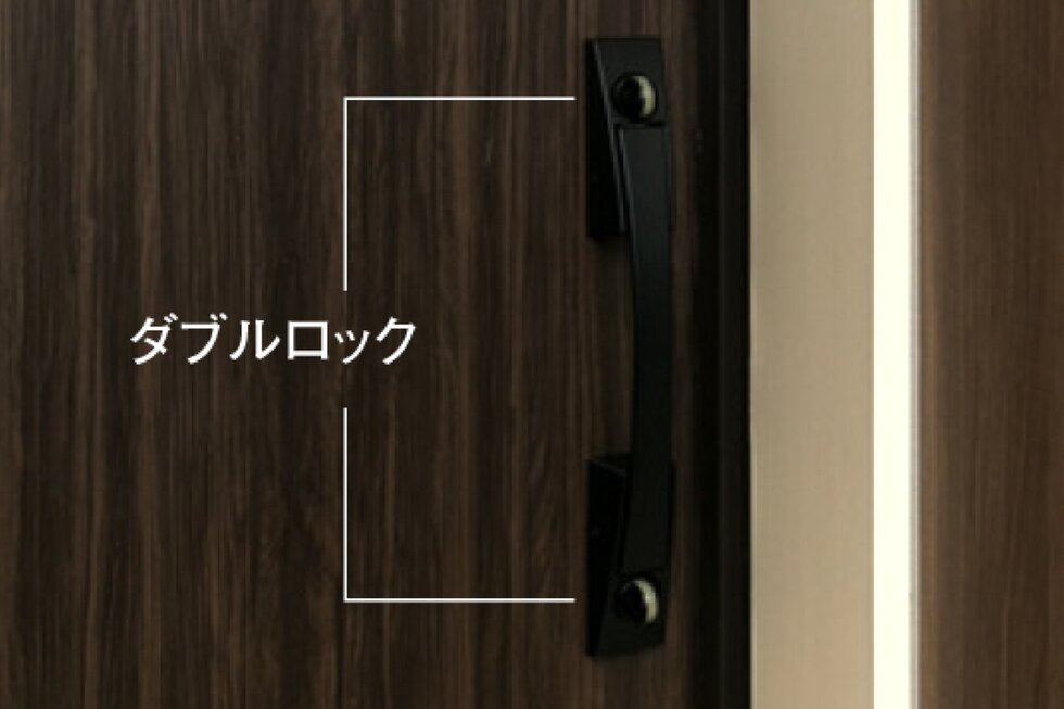 ダブルロック･プッシュプルドア