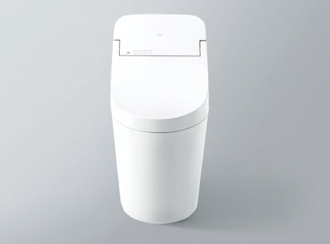 お手入れ簡単。約71％の節水が可能な洗浄システム採用の節水トイレ。