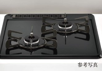 パールクリスタルトップ 2口コンロ
