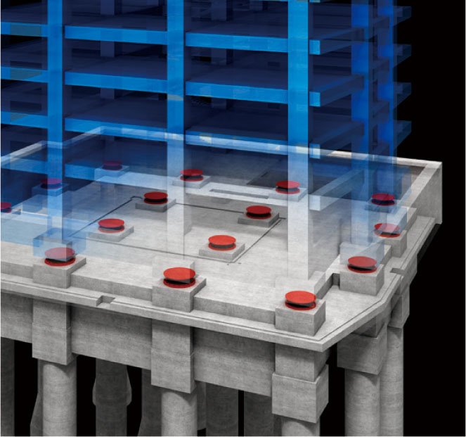 高度な耐震安全技術
「免震構造マンション」