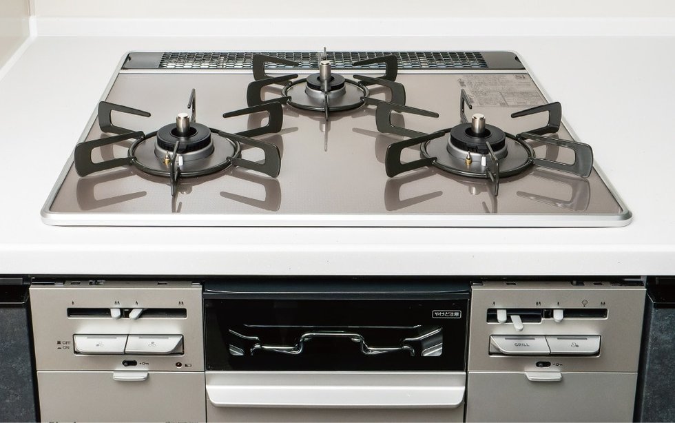 3口ガラストップコンロ