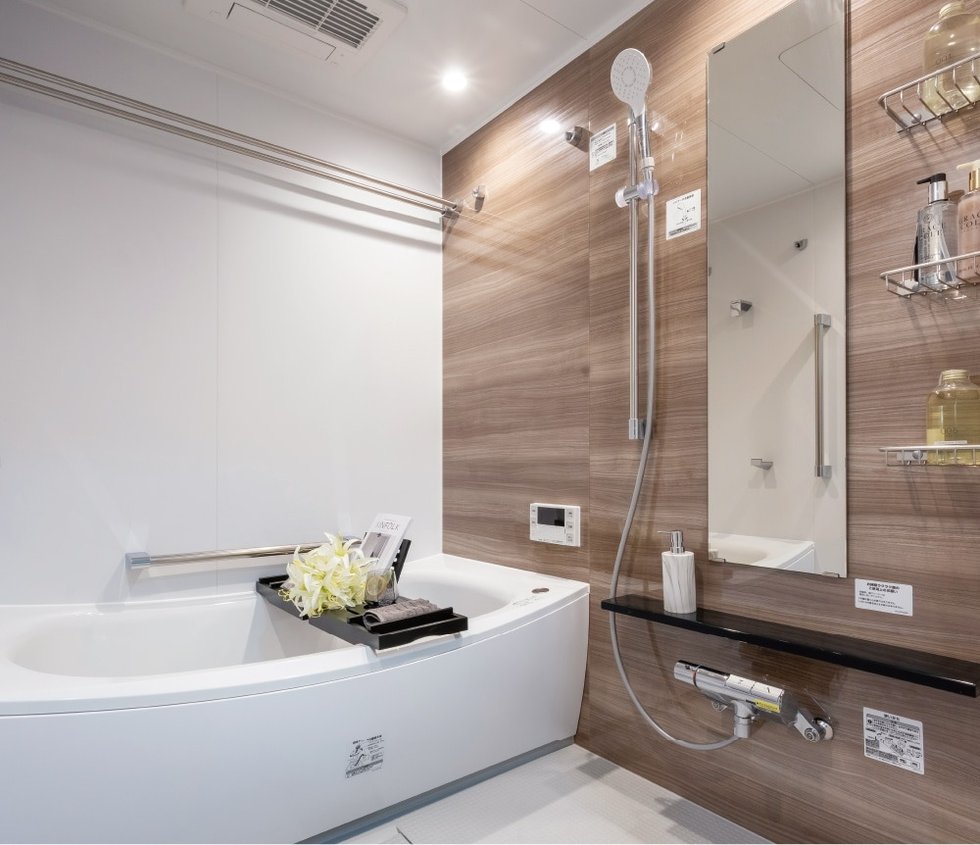 先進の機能を備えたバスルーム