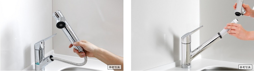 浄水機能付シャワー水栓