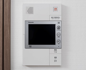 カラーモニター付多機能インターフォン