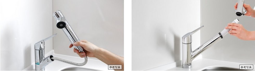 浄水機能付シャワー水栓