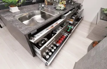 スライド式収納ユニット