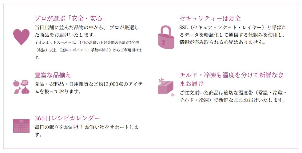 おうちでイオン イオンネットスーパー