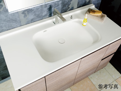 ストレートボウル一体型カウンター