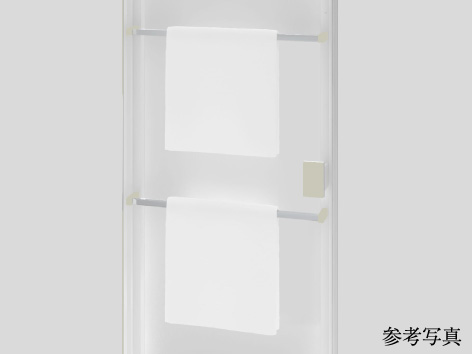 ドア外タオル掛け