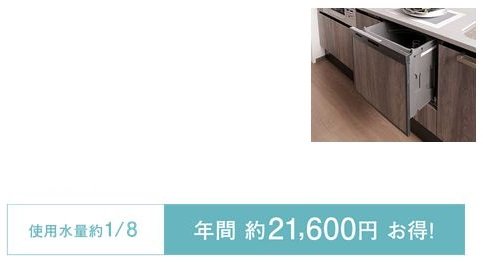 スライドオープン食洗機