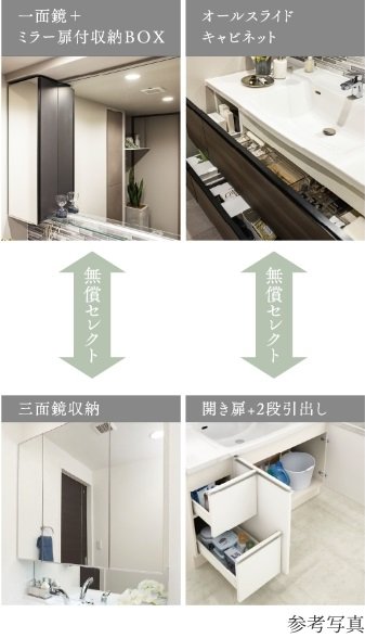 洗面化粧台セレクト