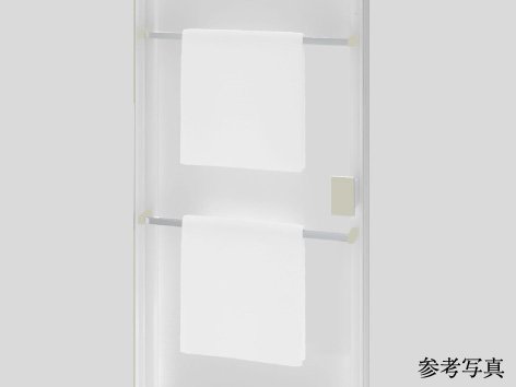 ドア外タオル掛け