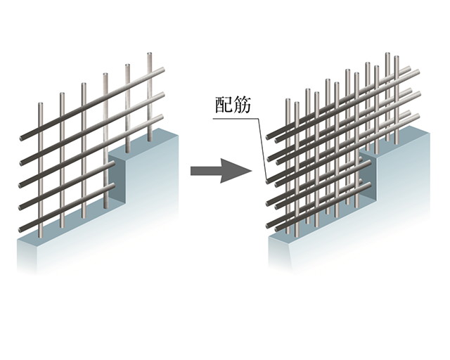 建物の強度を高めるダブル配筋