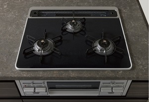 ハイパーガラスコートトップガスコンロ