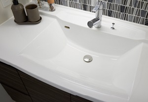 ボウル一体型人工大理石天板