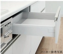 ソフトクローズ付きレール