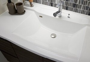 ボウル一体型人工大理石天板