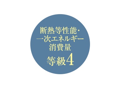 断熱等性能等級&一次エネルギー消費量等級「４」