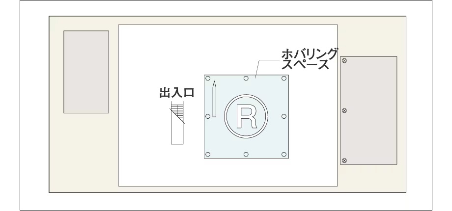 ヘリコプターホバリングスペース
