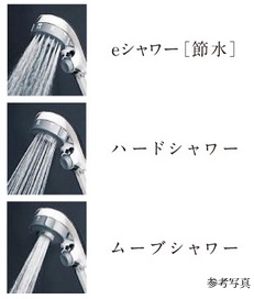 スイッチで水量を三段階切り替え
参考写真