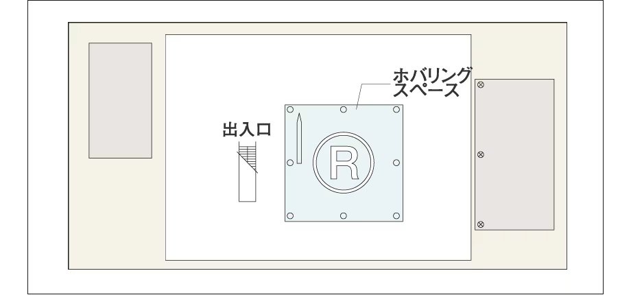 ヘリコプターホバリングスペース
