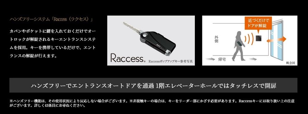 ハンズフリーシステム「Raccess(ラクセス)」