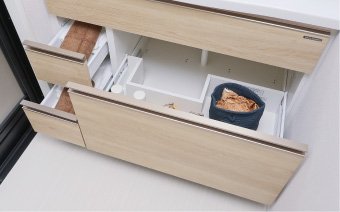 ソフトクローズ機能付