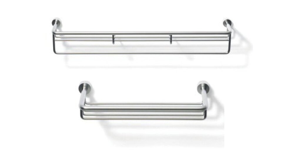 ワイヤーハンガーとワイヤーシェルフ（2段）