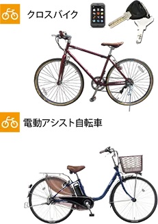 スマホでサイクルシェアリングキーの貸出・返却サービスを導入。(非接触対応)