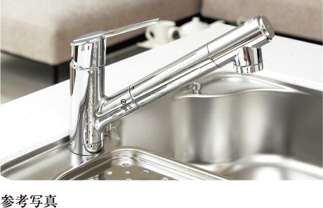 浄水器機能付きハンドシャワーシングルレバー混合水栓
