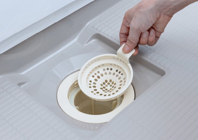 お掃除ラクラク排水口