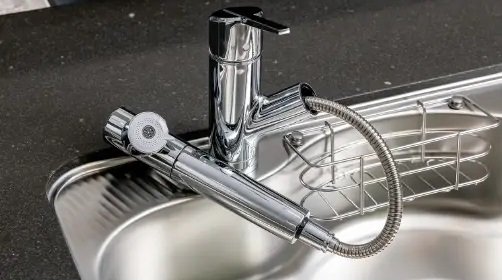 浄水器一体型シャワー付混合水栓